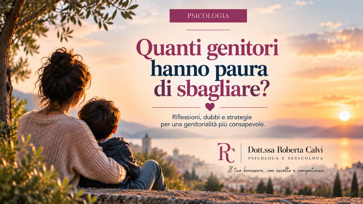 Quanti genitori hanno paura di sbagliare? La Dott.ssa Roberta Calvi riflette su funzione riflessiva, genitori sufficientemente buoni, ascolto e paura di non essere all’altezza. | Psicologo Sessuologo Rimini Riccione Cattolica Cesena Cesenatico San Marino Dott.ssa Roberta Calvi